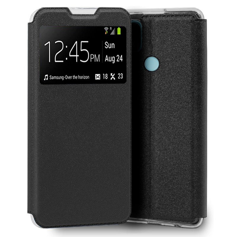 Funda COOL Flip Cover para Realme C21 Liso Negro