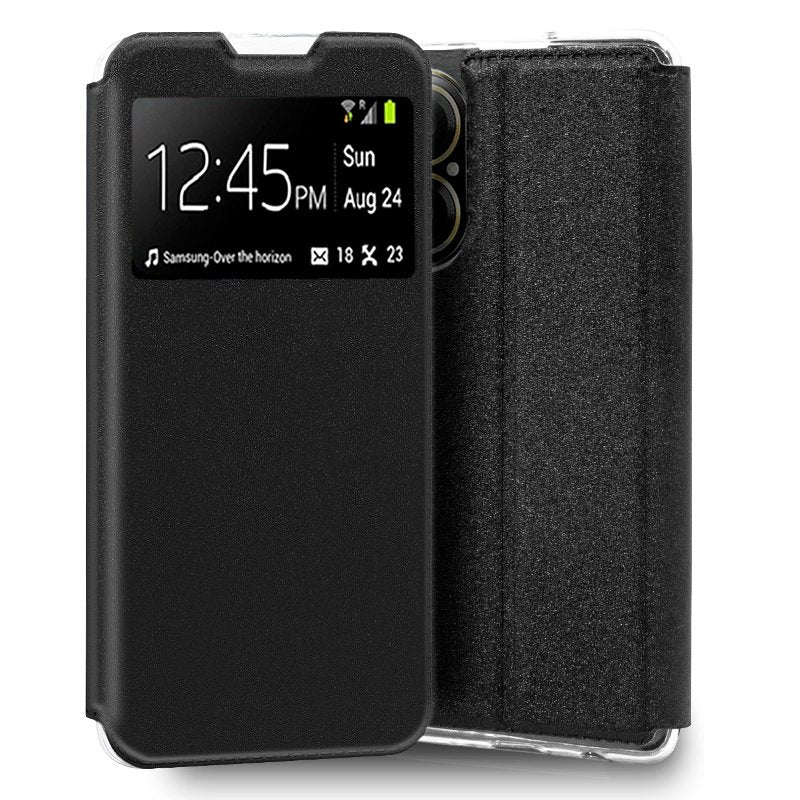 Funda COOL Flip Cover para Realme C67 Liso Negro