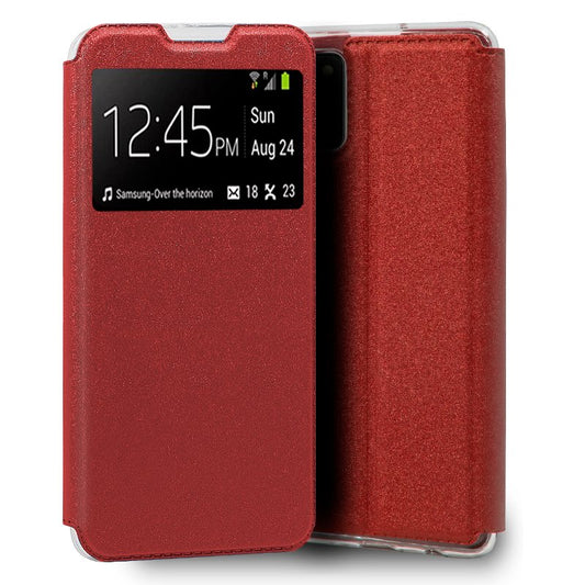 Funda COOL Flip Cover para Samsung A025 Galaxy A02s Liso Rojo