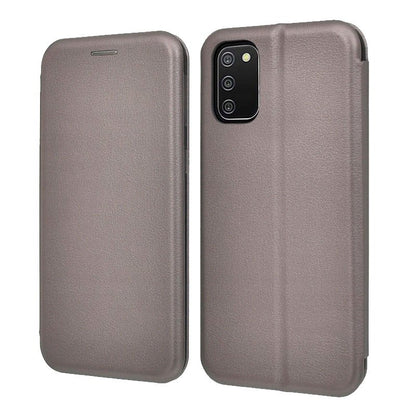 Funda COOL Flip Cover para Samsung A037 Galaxy A03s Elegance Plata