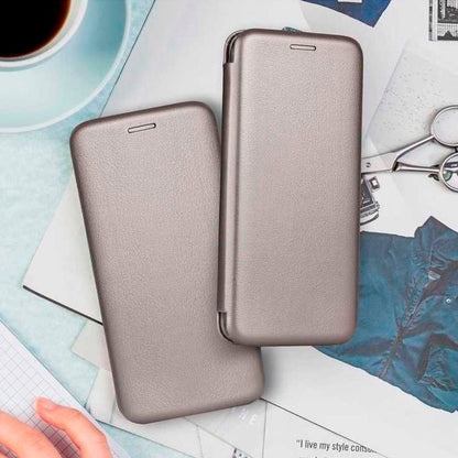 Funda COOL Flip Cover para Samsung A136 Galaxy A13 5G / A04s Elegance Plata