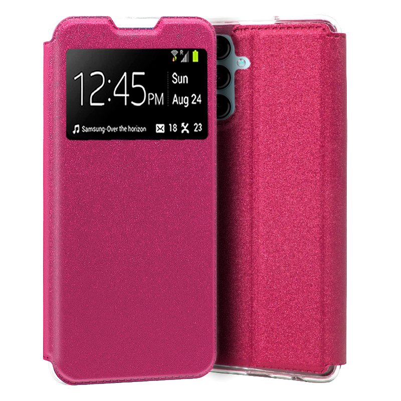 Funda COOL Flip Cover para Samsung A145 Galaxy A14 / A14 5G Liso Rosa