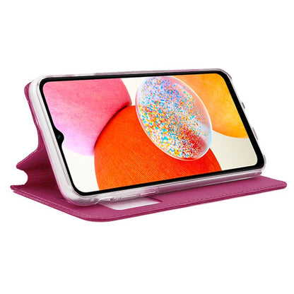 Funda COOL Flip Cover para Samsung A145 Galaxy A14 / A14 5G Liso Rosa