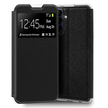 Funda COOL Flip Cover para Samsung A155 Galaxy A15 / A15 5G / M15 5G Liso Negro