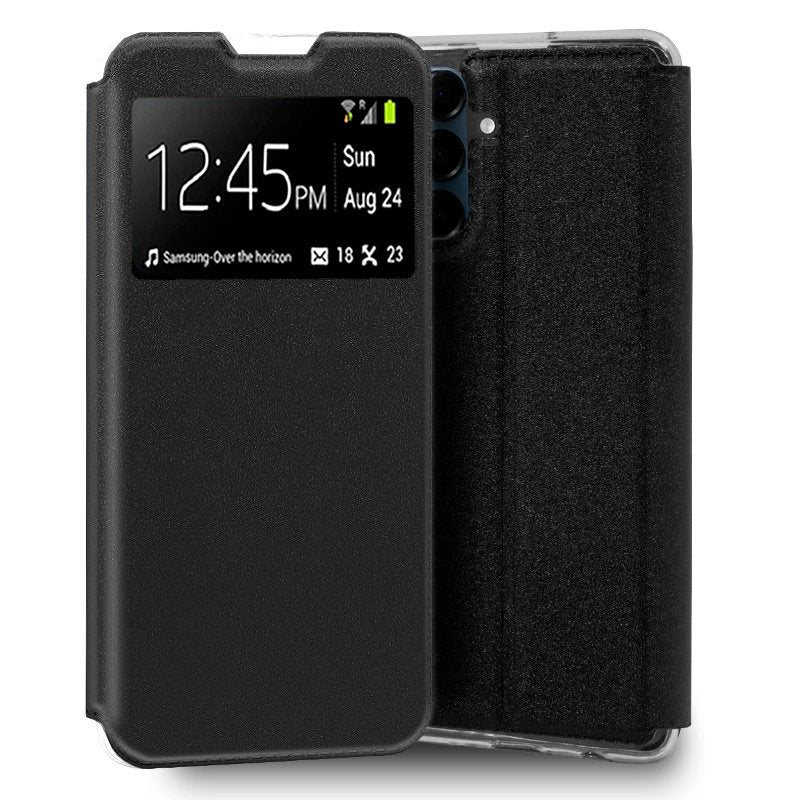 Funda COOL Flip Cover para Samsung A165 Galaxy A16 / A16 5G Liso Negro