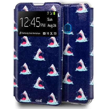 Funda COOL Flip Cover para Samsung A207 Galaxy A20s Dibujos Tiburón