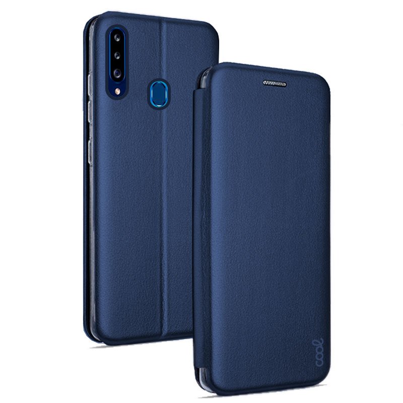 Funda COOL Flip Cover para Samsung A207 Galaxy A20s Elegance Marino