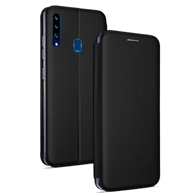 Funda COOL Flip Cover para Samsung A207 Galaxy A20s Elegance Negro