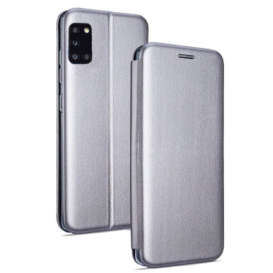 Funda COOL Flip Cover para Samsung A315 Galaxy A31 Elegance Plata