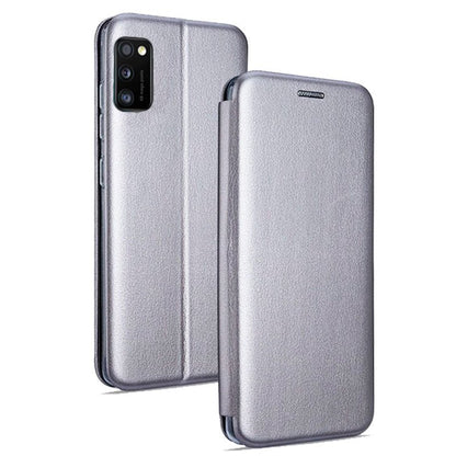 Funda COOL Flip Cover para Samsung A415 Galaxy A41 Elegance Plata