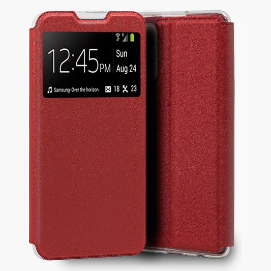 Funda COOL Flip Cover para Samsung A525 Galaxy A52 / A52 5G / A52s 5G Liso Rojo