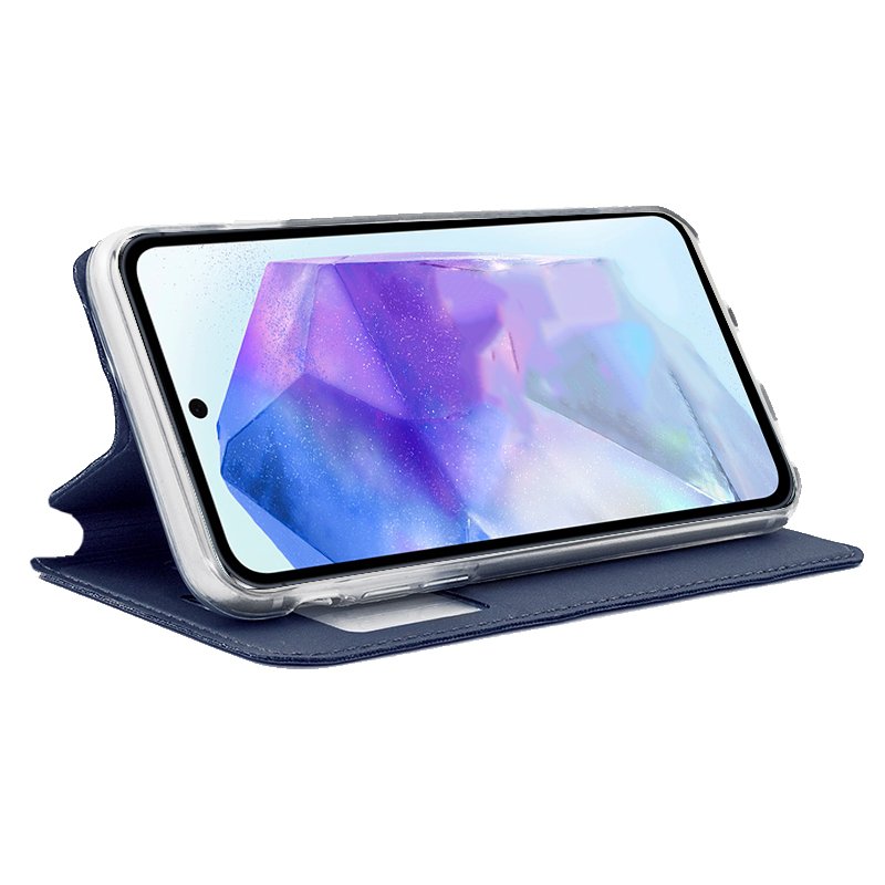 Funda COOL Flip Cover para Samsung A556 Galaxy A55 5G Liso Azul