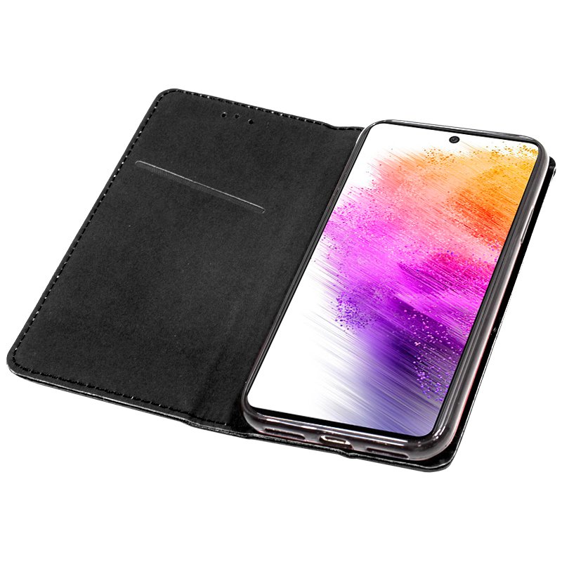 Funda COOL Flip Cover para Samsung A736 Galaxy A73 5G Liso Negro