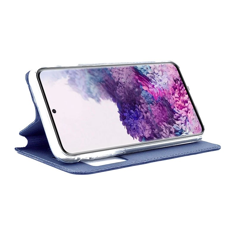 Funda COOL Flip Cover para Samsung G980 Galaxy S20 Liso Azul