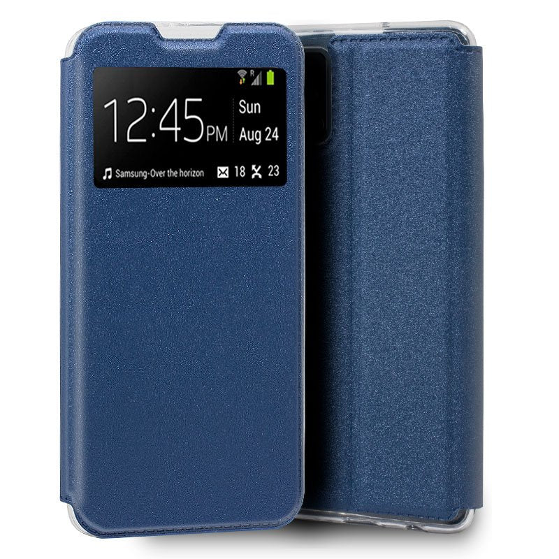 Funda COOL Flip Cover para Samsung G985 Galaxy S20 Plus Liso Azul