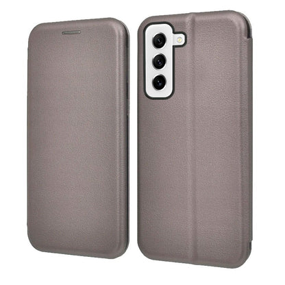 Funda COOL Flip Cover para Samsung G990B Galaxy S21 FE Elegance Plata