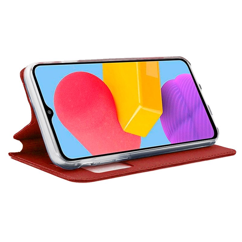 Funda COOL Flip Cover para Samsung M135 Galaxy M13 / A23 5G Liso Rojo