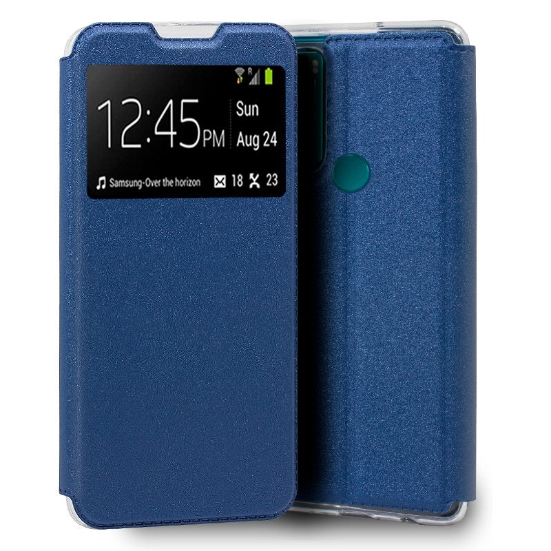 Funda COOL Flip Cover para TCL 20 SE Liso Azul