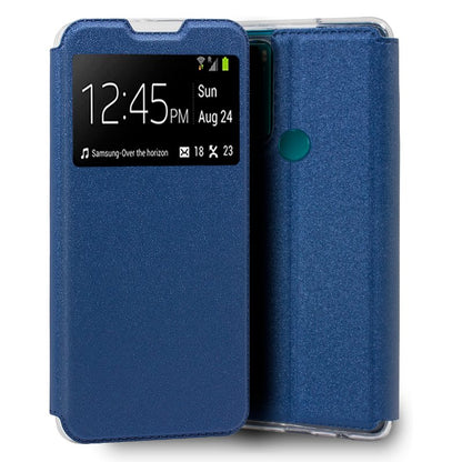 Funda COOL Flip Cover para TCL 20 SE Liso Azul