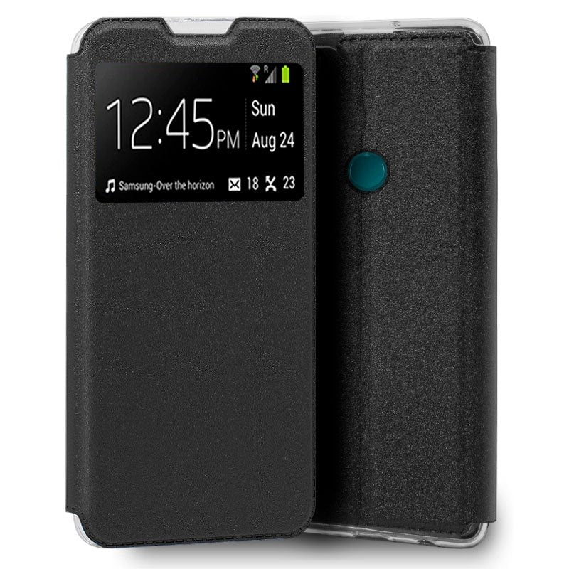 Funda COOL Flip Cover para TCL 20 SE Liso Negro