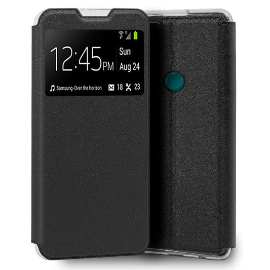 Funda COOL Flip Cover para TCL 20 SE Liso Negro