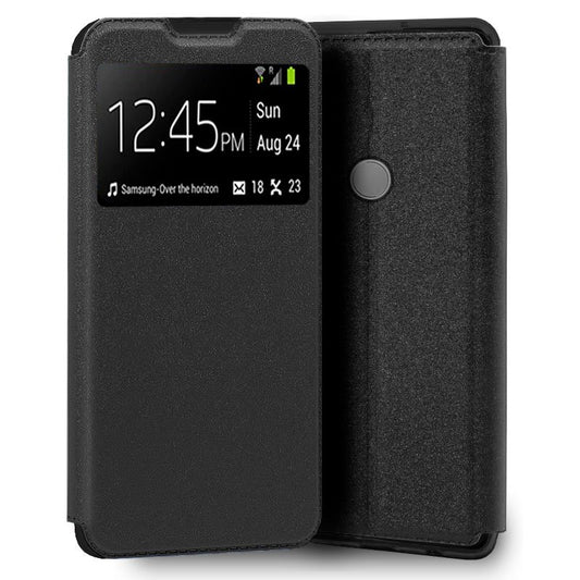 Funda COOL Flip Cover para TCL 20R 5G Liso Negro