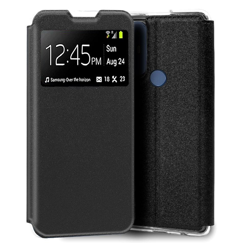 Funda COOL Flip Cover para TCL 30 SE / 30E / 305 / 306 Liso Negro