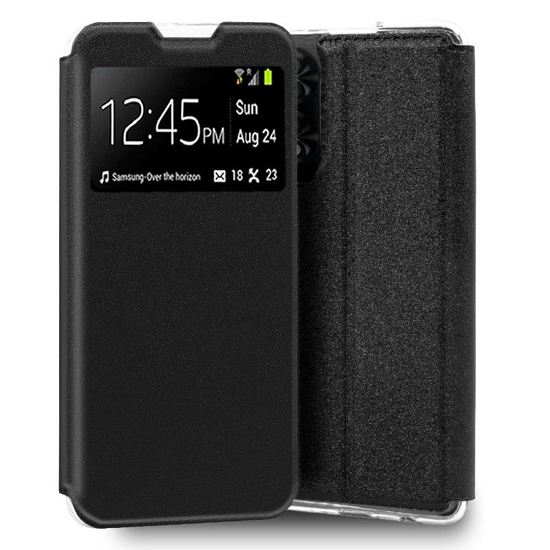 Funda COOL Flip Cover para TCL 40 Nxtpaper Liso Negro