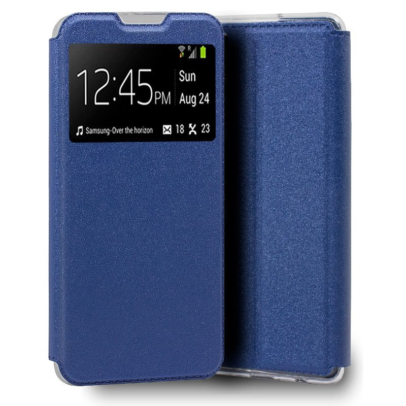 Funda COOL Flip Cover para Vivo Y52 5G / Y72 5G Liso Azul