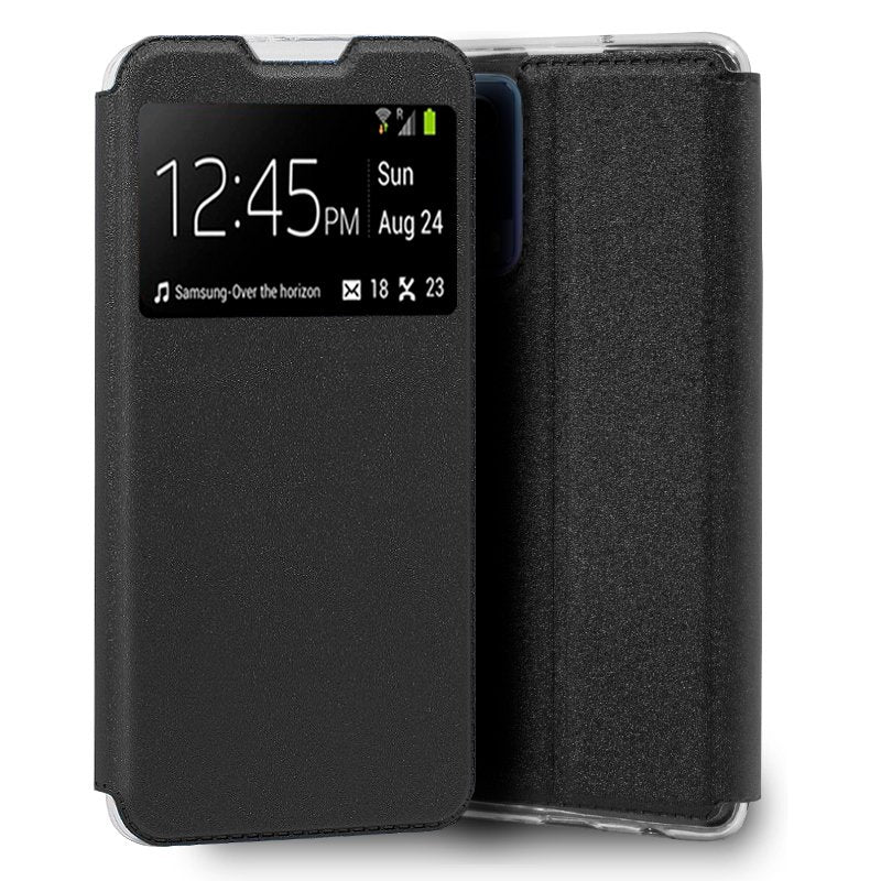 Funda COOL Flip Cover para Vivo Y52 5G / Y72 5G Liso Negro