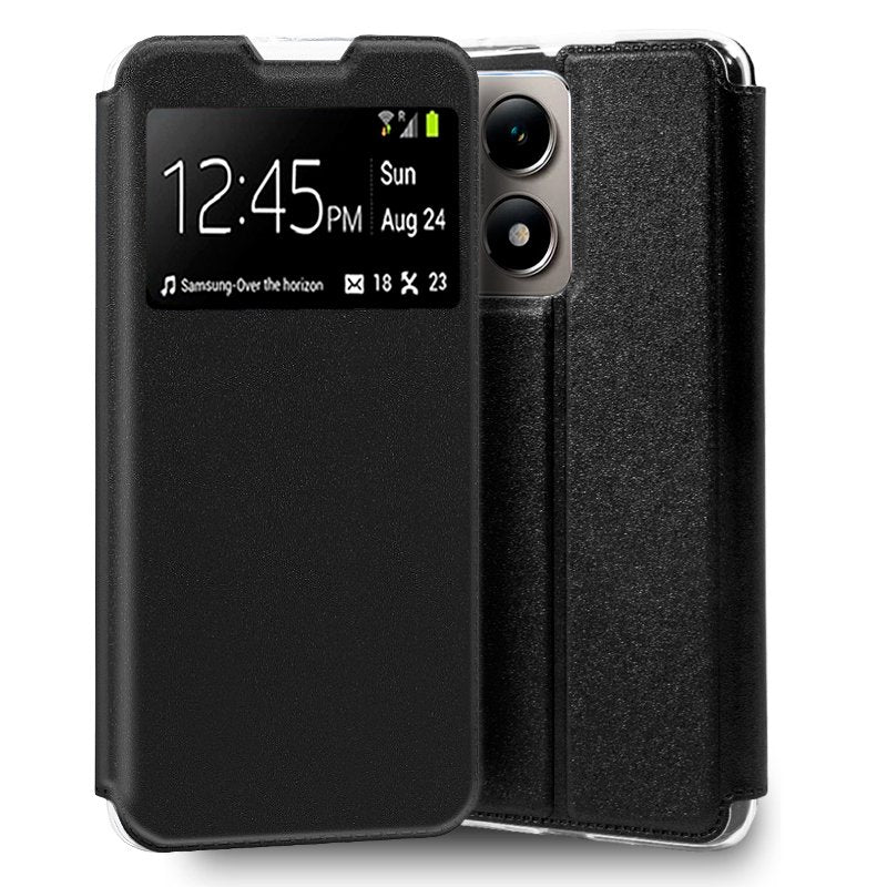 Funda COOL Flip Cover para Xiaomi 14T Pro Liso Negro