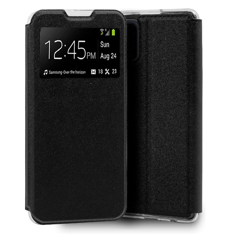 Funda COOL Flip Cover para Xiaomi Mi 10 Lite Liso Negro