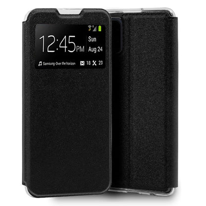 Funda COOL Flip Cover para Xiaomi Mi 10 Lite Liso Negro