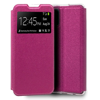 Funda COOL Flip Cover para Xiaomi Mi 10 Lite Liso Rosa