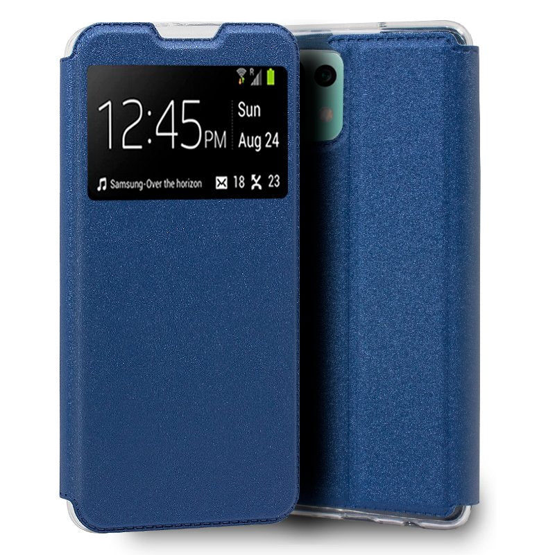 Funda COOL Flip Cover para Xiaomi Mi 11 Lite / Mi 11 Lite 5G Liso Azul