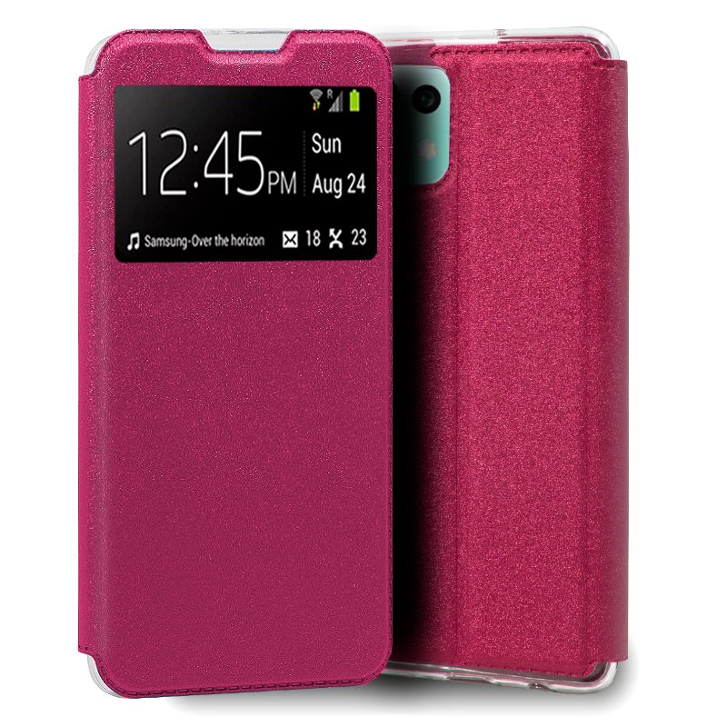 Funda COOL Flip Cover para Xiaomi Mi 11 Lite / Mi 11 Lite 5G Liso Rosa