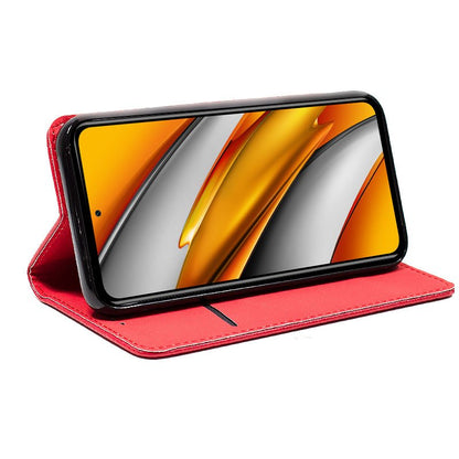 Funda COOL Flip Cover para Xiaomi Mi 11i / Pocophone F3 Liso Rojo