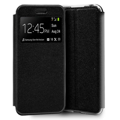 Funda COOL Flip Cover para Xiaomi Mi 9 Lite Liso Negro