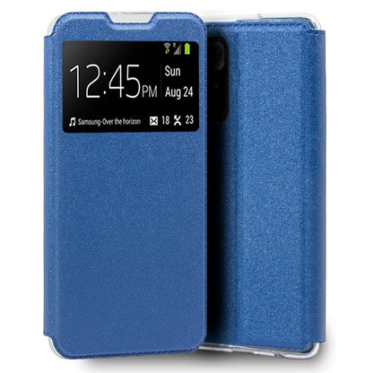 Funda COOL Flip Cover para Xiaomi Poco M4 Pro 5G / Redmi Note 11S 5G Liso Azul