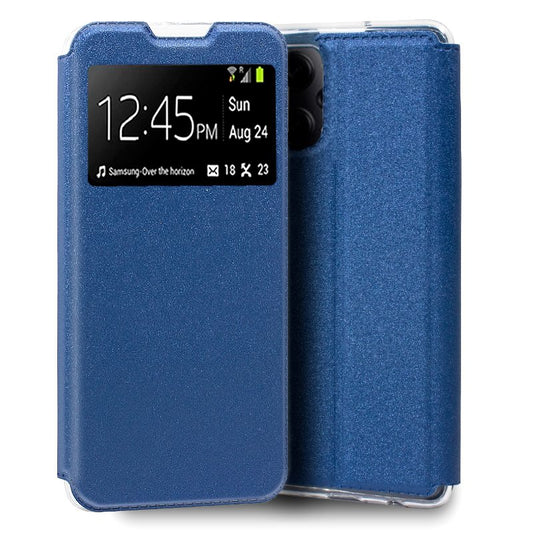 Funda COOL Flip Cover para Xiaomi Poco X5 Pro 5G Liso Azul