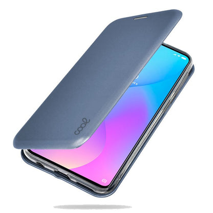 Funda COOL Flip Cover para Xiaomi Pocophone M3 / Redmi 9T Elegance Azul