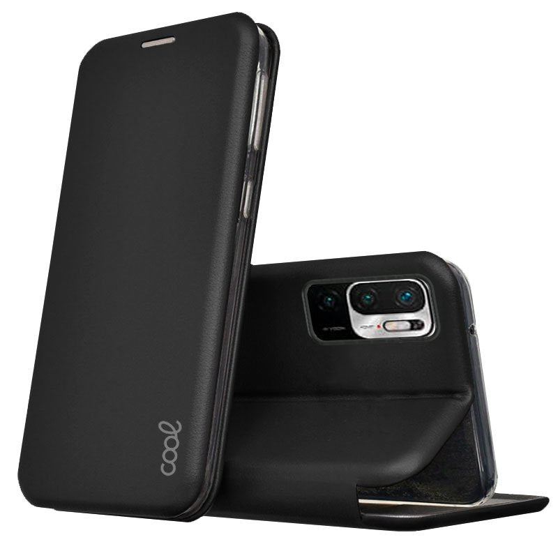 Funda COOL Flip Cover para Xiaomi Redmi 10 5G Elegance Negro