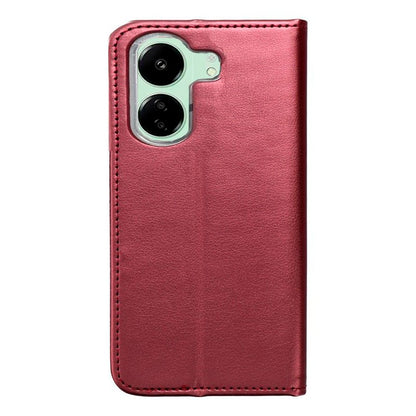 Funda COOL Flip Cover para Xiaomi Redmi 13C / 13C 5G / Poco C65 Liso Burgundy