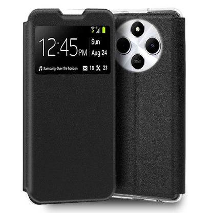 Funda COOL Flip Cover para Xiaomi Redmi 14C / Poco C75 Liso Negro