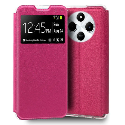 Funda COOL Flip Cover para Xiaomi Redmi 14C / Poco C75 Liso Rosa