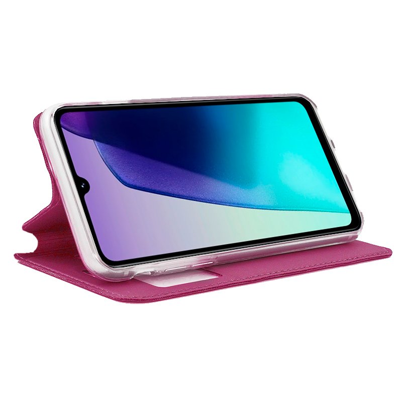 Funda COOL Flip Cover para Xiaomi Redmi 14C / Poco C75 Liso Rosa