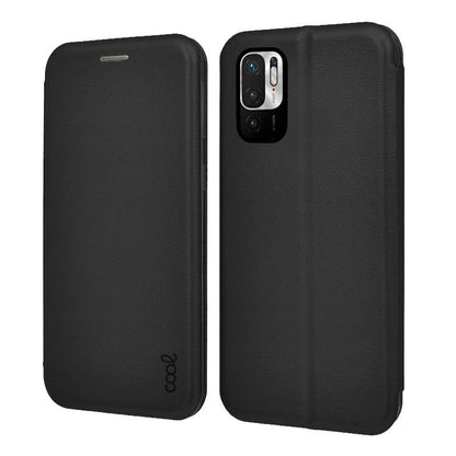 Funda COOL Flip Cover para Xiaomi Redmi Note 10 5G / Pocophone M3 Pro 5G Elegance Negro