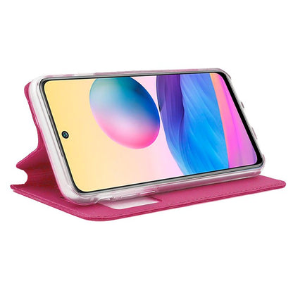 Funda COOL Flip Cover para Xiaomi Redmi Note 10 5G / Pocophone M3 Pro 5G Liso Rosa