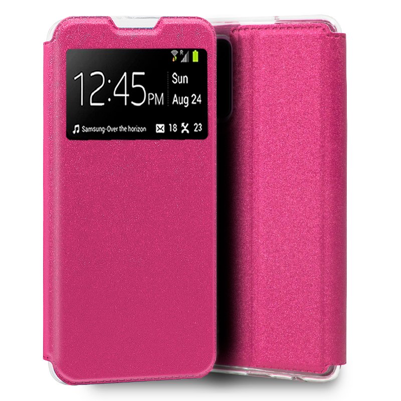 Funda COOL Flip Cover para Xiaomi Redmi Note 11 / Note 11S Liso Rosa