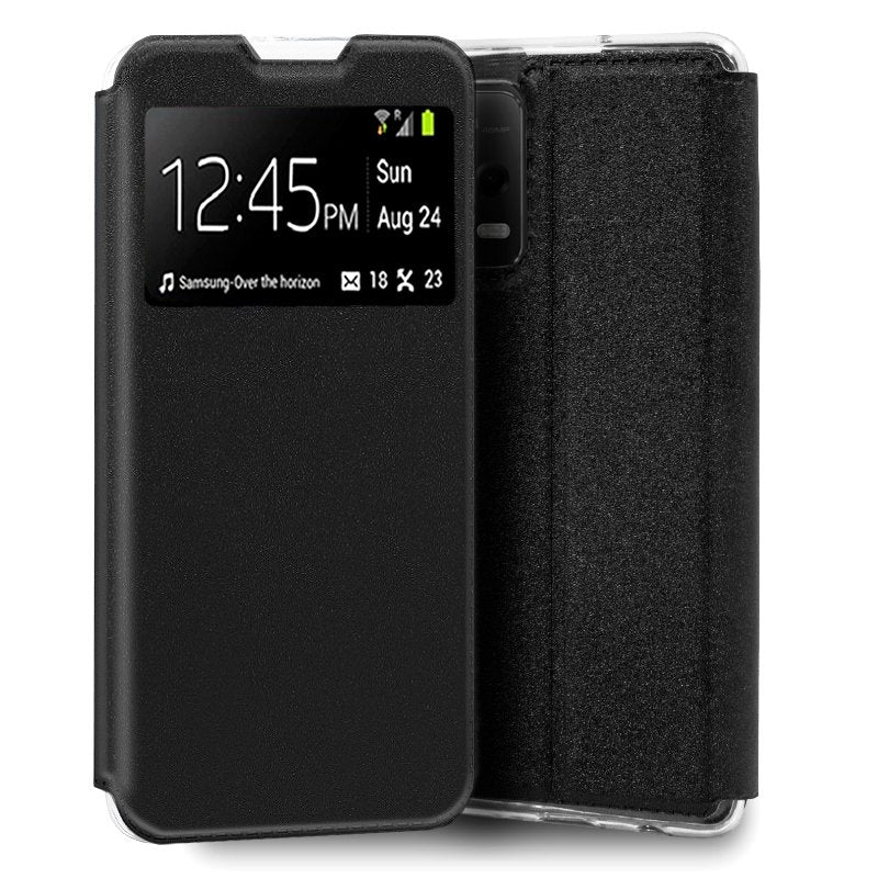 Funda COOL Flip Cover para Xiaomi Redmi Note 12 5G / Poco X5 5G Liso Negro